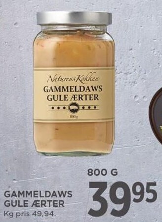 MENY Gammeldaws gule ærter tilbud