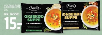 MENY Mou okse- el. hønsekødsuppe tilbud