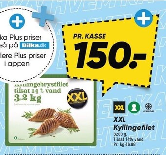Bilka Xxl kyllingefilet tilbud