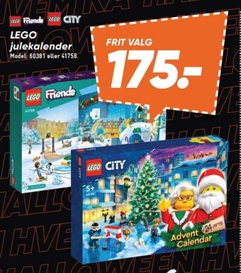 Bilka Lego julekalender tilbud