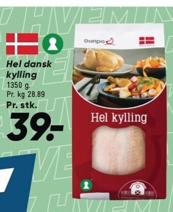 Bilka Hel dansk kylling tilbud