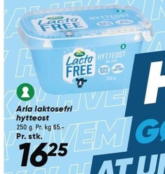 Bilka Arla laktosefri hytteost tilbud