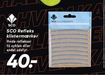 Bilka Sco refleks klistermærker tilbud