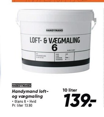 Bilka Handymand loft- og vægmaling tilbud