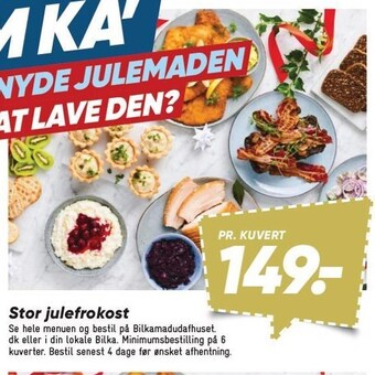 Bilka Stor julefrokost tilbud