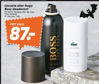 Bilka Lacoste eller hugo boss deodorant tilbud
