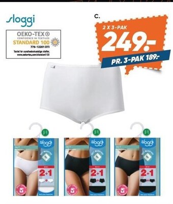 Bilka Sloggi trusser 2 x 3-pak tilbud