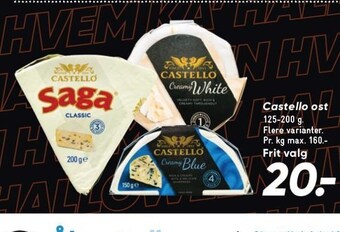 Bilka Castello ost tilbud