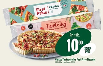 Min Købmand Gestus tærtedej eller first price pizzadej tilbud