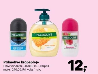 SuperBrugsen Palmolive kropspleje tilbud