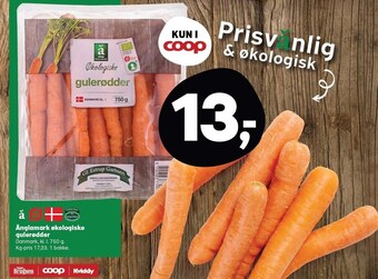 SuperBrugsen Änglamark økologiske gulerødder tilbud