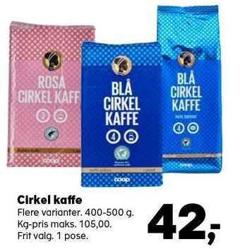 SuperBrugsen Cirkel kaffe tilbud
