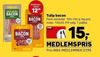 Kvickly Tulip bacon tilbud