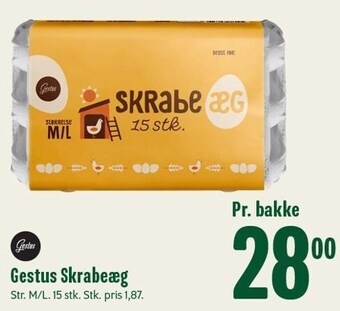 Min Købmand Gestus skrabeæg tilbud