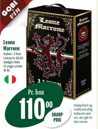 Min Købmand Leone marrone tilbud