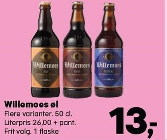 Kvickly Willemoes øl tilbud