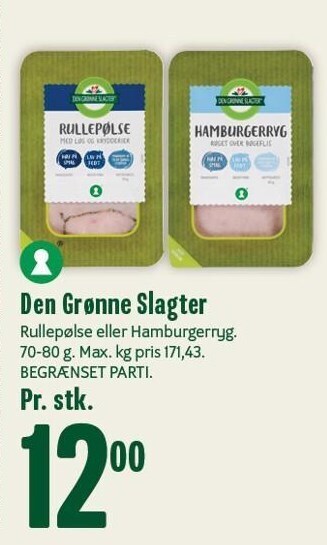 Min Købmand Den grønne slagter tilbud