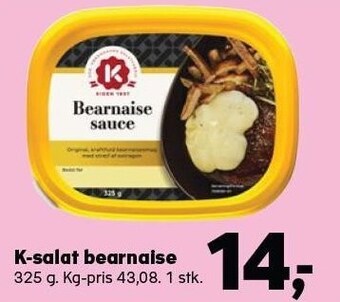 Kvickly K-salat bearnaise tilbud