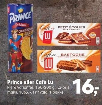 Prince eller cafe lu