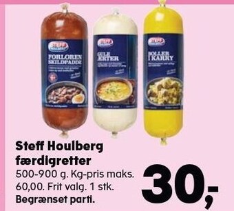 Kvickly Steff houlberg færdigretter tilbud