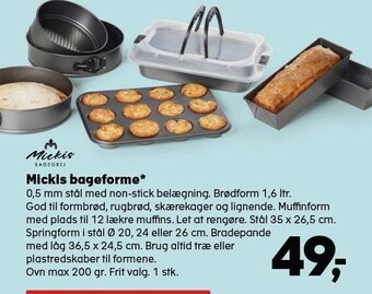 Mickis bageforme