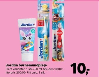 Kvickly Jordan børnemundpleje tilbud