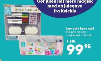 Kvickly Lav selv krea sæt tilbud