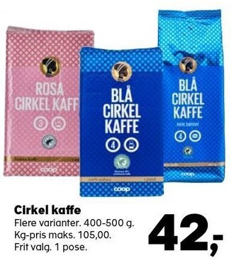 Kvickly Cirkel kaffe tilbud