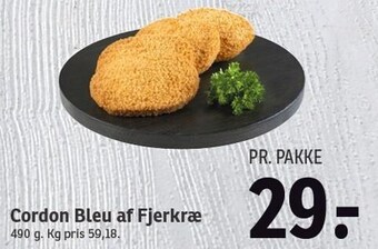 SPAR Cordon bleu af fjerkræ tilbud