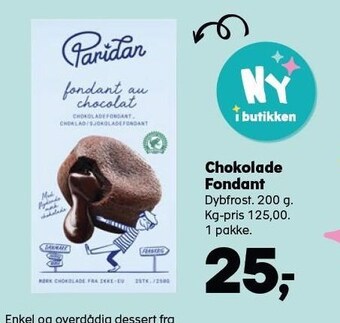 Chokolade fondant