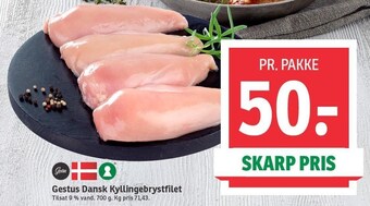 SPAR Gestus dansk kyllingebrystfilet tilbud