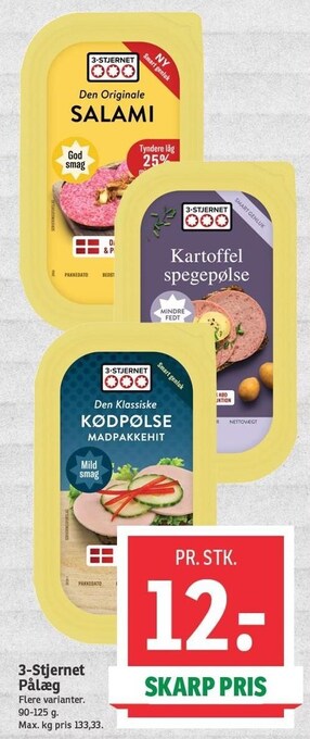 SPAR 3-stjernet pålæg tilbud