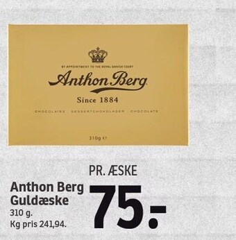 Anthon berg guldæske
