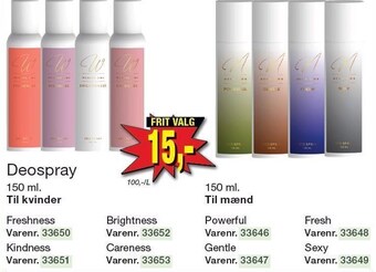 Deospray