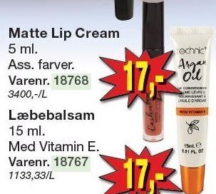 Harald Nyborg Technic matte lip cream eller læbebalsam tilbud