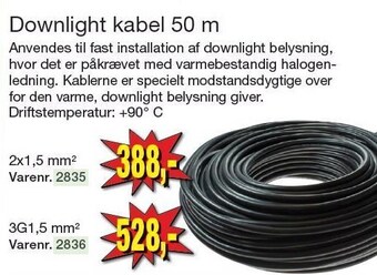 Harald Nyborg Downlight kabel 50 m tilbud