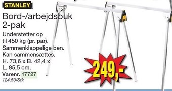 Harald Nyborg Bord-/arbejdsbuk 2-pak tilbud