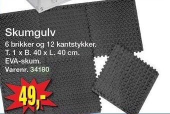 Harald Nyborg Skumgulv tilbud