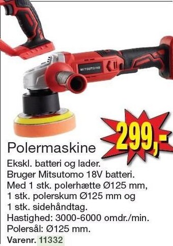 Harald Nyborg Polermaskine tilbud