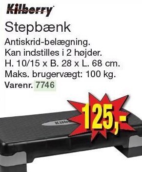 Harald Nyborg Stepbænk tilbud