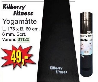 Harald Nyborg Kilberry fitness yogamåtte tilbud