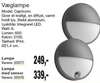 Harald Nyborg Væglampe tilbud