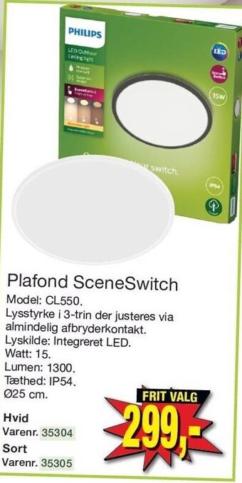 Harald Nyborg Plafond sceneswitch tilbud
