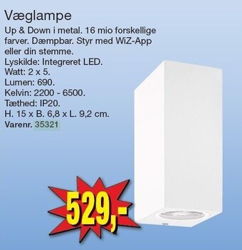 Harald Nyborg Væglampe tilbud