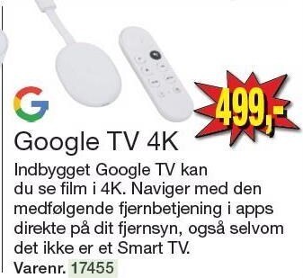 Harald Nyborg Google tv 4k tilbud