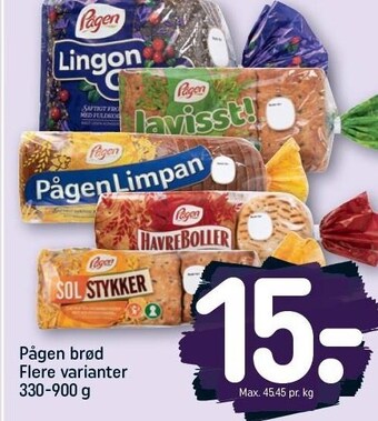 REMA 1000 Pågen brød tilbud