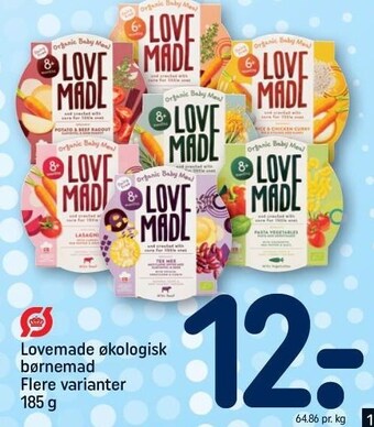 Lovemade økologisk børnemad