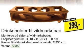 Harald Nyborg Drinksholder til vildmarksbad tilbud