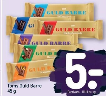 REMA 1000 Toms guld barre tilbud