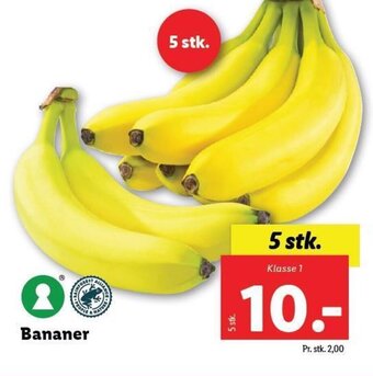 Lidl Bananer tilbud